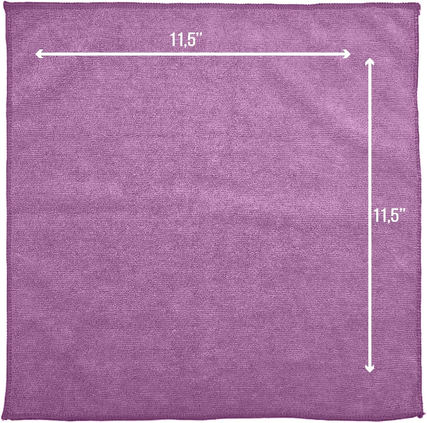 GREEN LIFESTYLE Microfiber Cleaning Cloth 11.5" x 11.5" 150 Pack - Edgeless Microfiber Towels for Cars, Cleaning Rags, Lint Free Car Microfiber Towel, Reusable Cleaning Cloths (Multicolor)