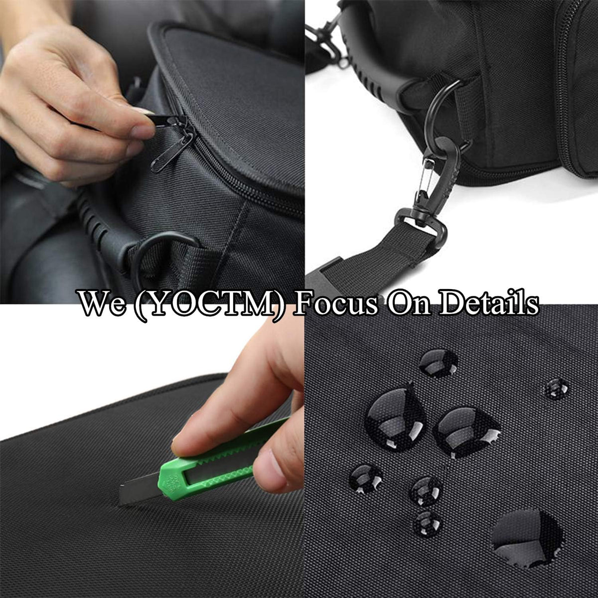 YOCTM Under Seat Organizer for 2007-2025 Jeep Wrangler JK JL JLU 4XE Sports Rubicon Gladiator JT Backseat Rear Under Seat Storage Bags Black Portable Storage Tool Kits Pocket…