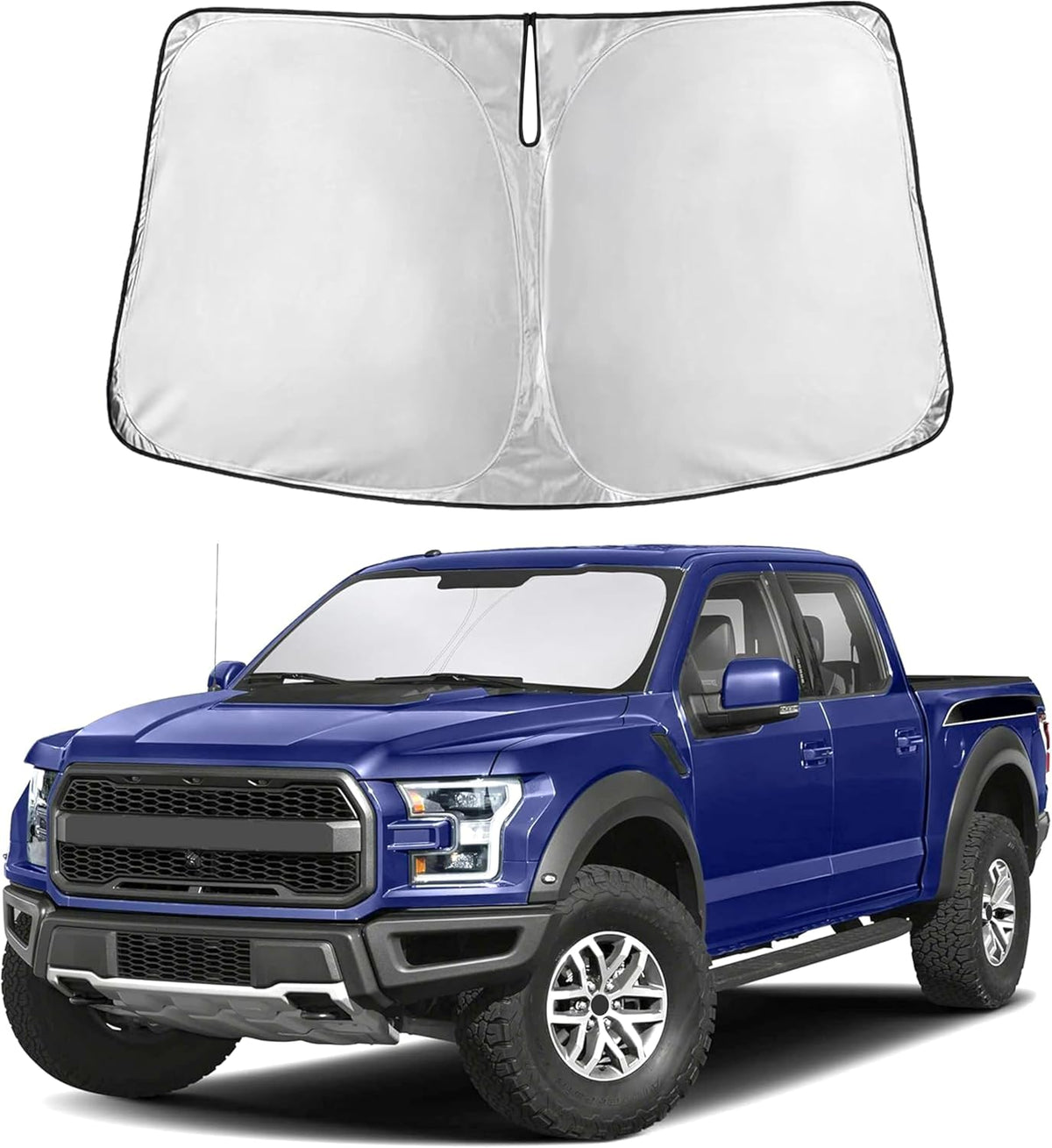 EcoNour Ford F150 Windshield Sun Shade 2021 2022 2023 2024 2025 2026