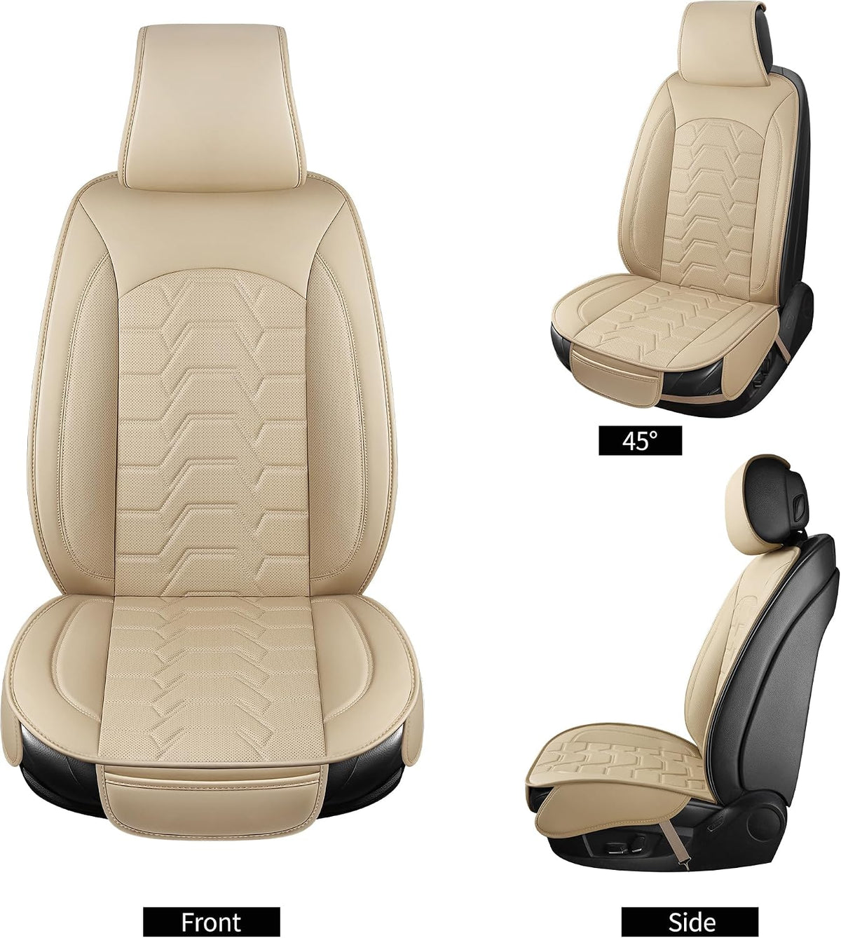 Leather Car Seat Covers Front Automotive Seat Protectors