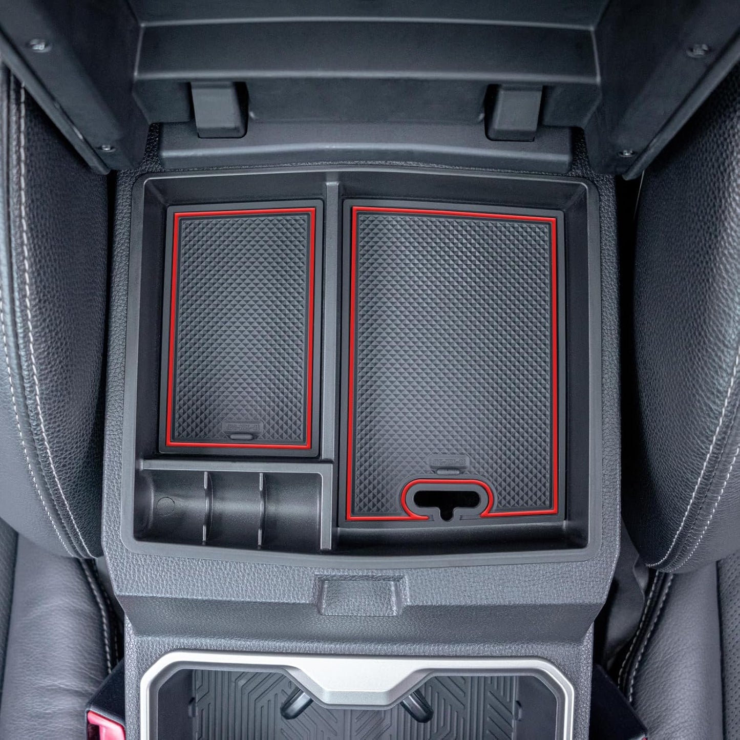 JKCOVER OEM Fit 2024 2025 2026 Tacoma Center Console Organizer Tray Compatible with 2024-2026 Toyota Tacoma(4th Gen) Accessories ABS Plastic Storage Box（Patented Design）