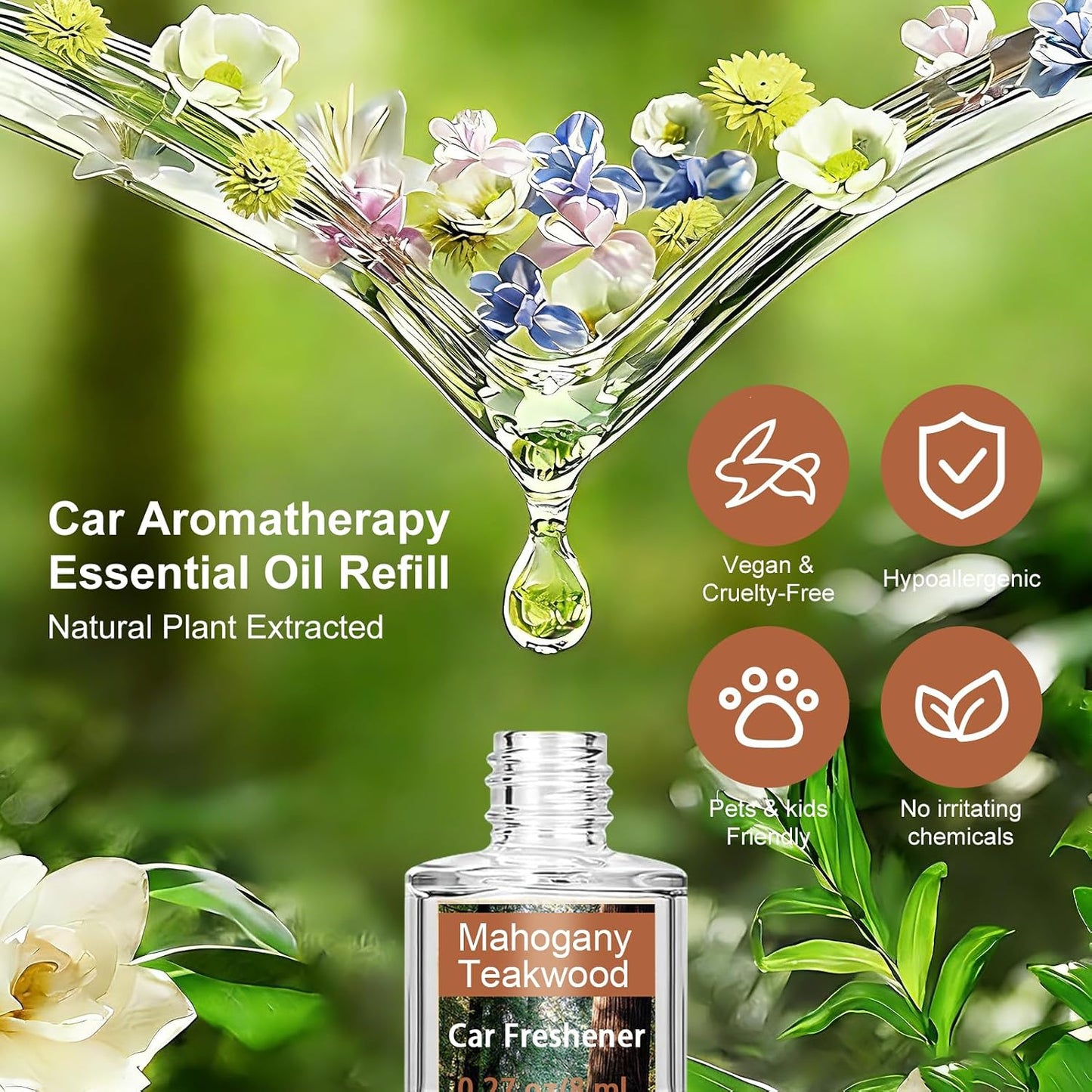 Air Freshener Diffuser, Hanging Air Fragrance Essential Oil Diffuser, Car Scents Accessories Cute Car Interior Decor,Car Air Fresheners for Women & Men Gift Cologne Aromatherapy Oil (Black ice B)
