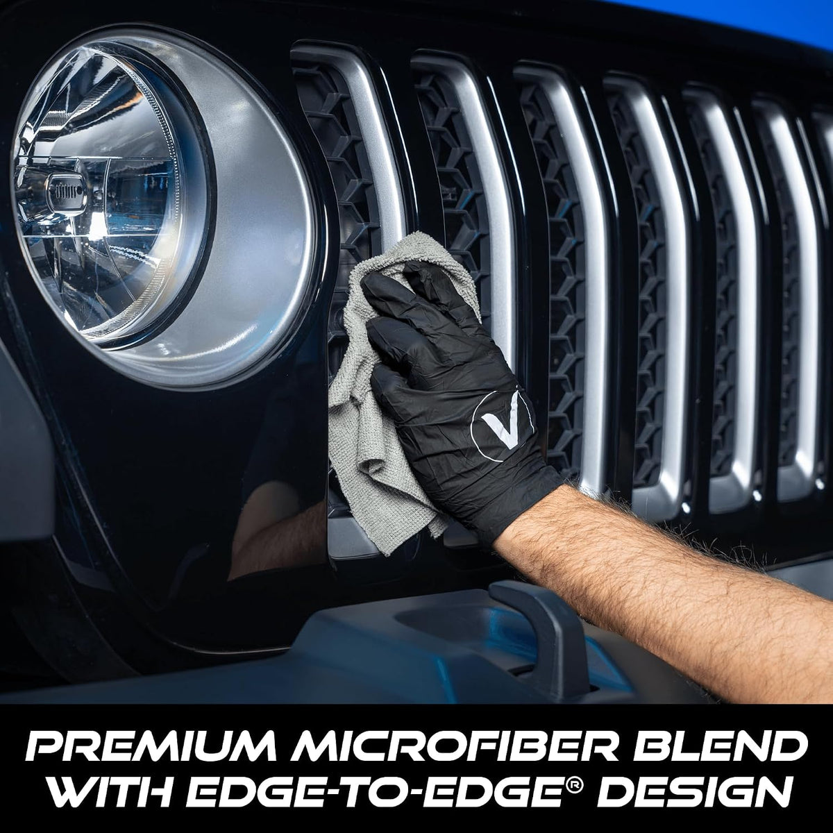 VIKING Microfiber Cleaning Cloth Roll, Reusable, 12 inch x 12 inch, 50 Pack