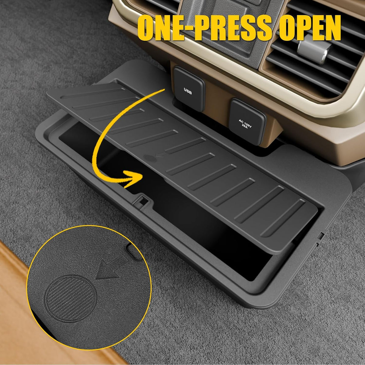 Trash Can for 2021-2026 Ford F150 Accessories