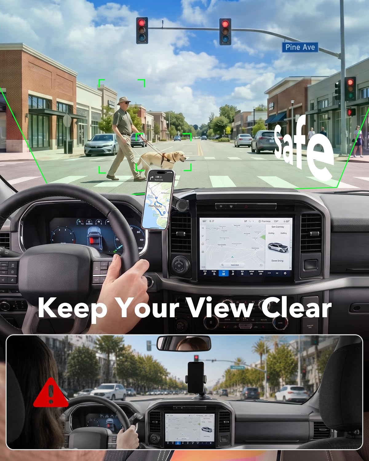 Wireless Car Charger for 2021-2026 Ford F150, 2025 Ford F-150 Accessories