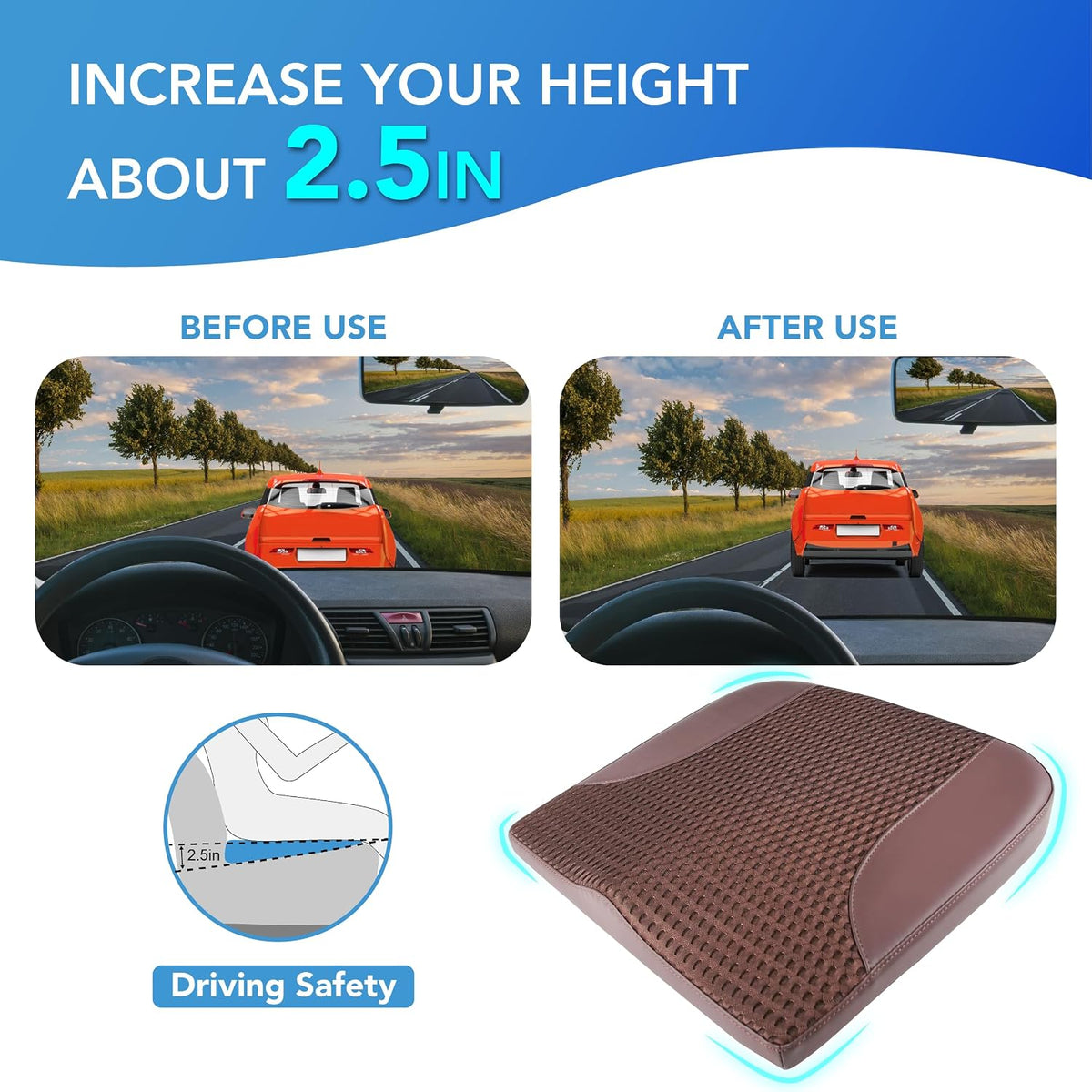 Lofty Aim Car Seat Cushion, Car Seat Pillow, Automotive Cushion