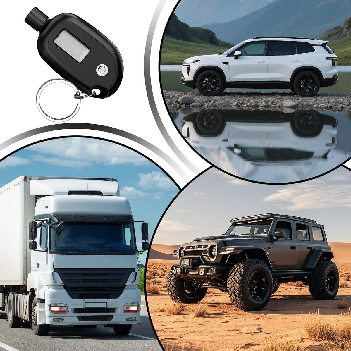 Digital Tire Pressure Gauge 0.5 Accuracy Checker