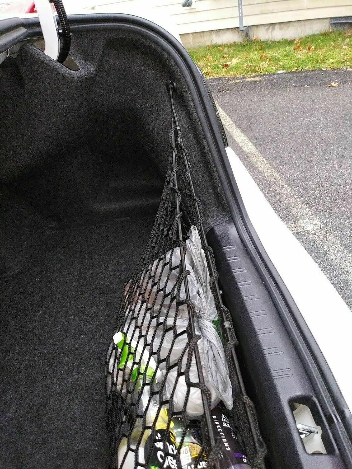 Trunk Organizer Cargo Net for Subaru WRX Impreza WRX STI 2015–2022 – Envelope Style Cargo Net for Sedan – Premium Mesh Elastic Car Trunk Organizer–Compatible with WRX Impreza WRX STI