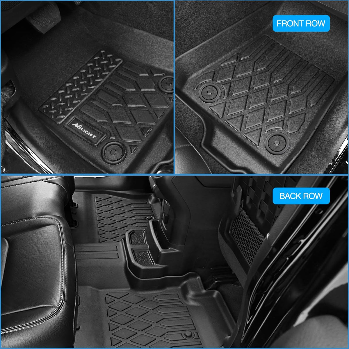 Nilight TPE Floor Mats for Dodge Journey