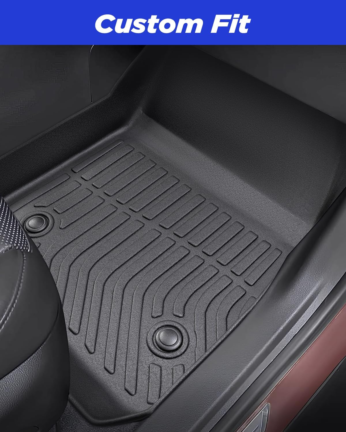 Floor Mats Cargo Liner for Chevrolet Chevy Blazer 2026 2025-2019 (Not EV & Not Trailblazer),All Weather Rubber Carpets for Base/L/LS/LT/Premier/RS Accessories 2023 2022 2021 2020 Car Rug Cover