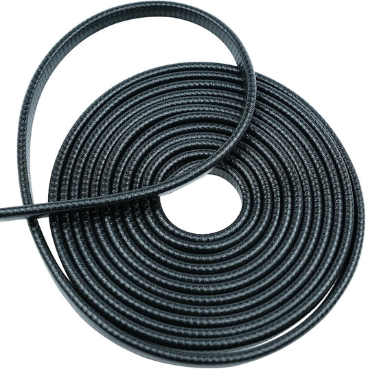 33FT(10M) Car Door Edge Guards Door Trim Edge Protector with Built-in Metal Clips, Prevent Scratches and Dings for Cars Trucks, Black