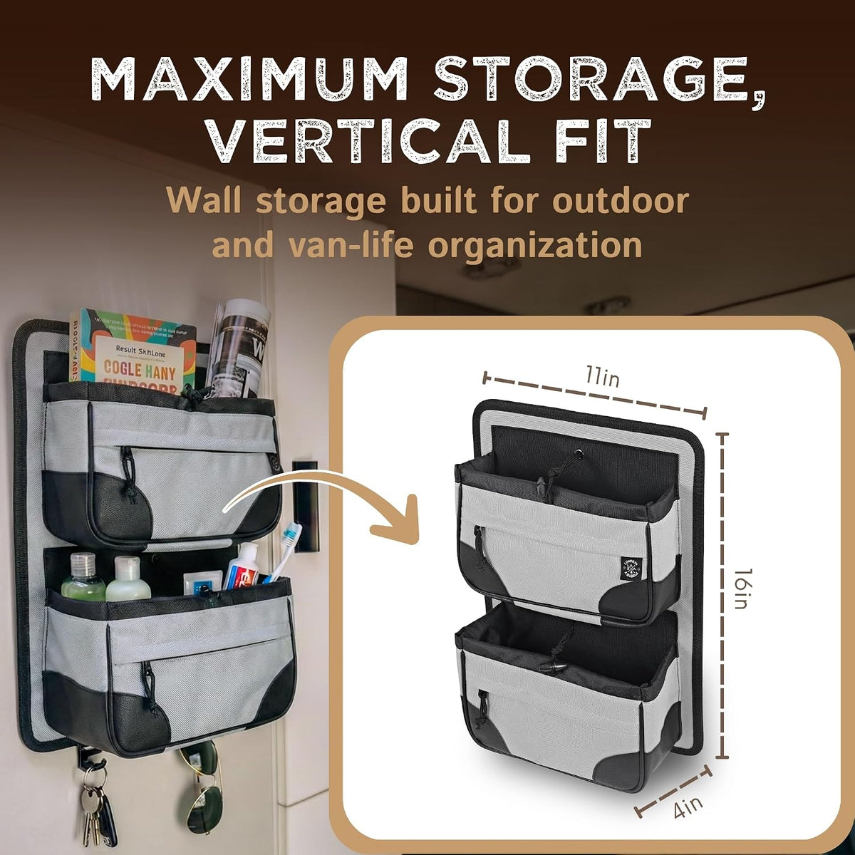 Living in a Bubble Wall Storage Organizer