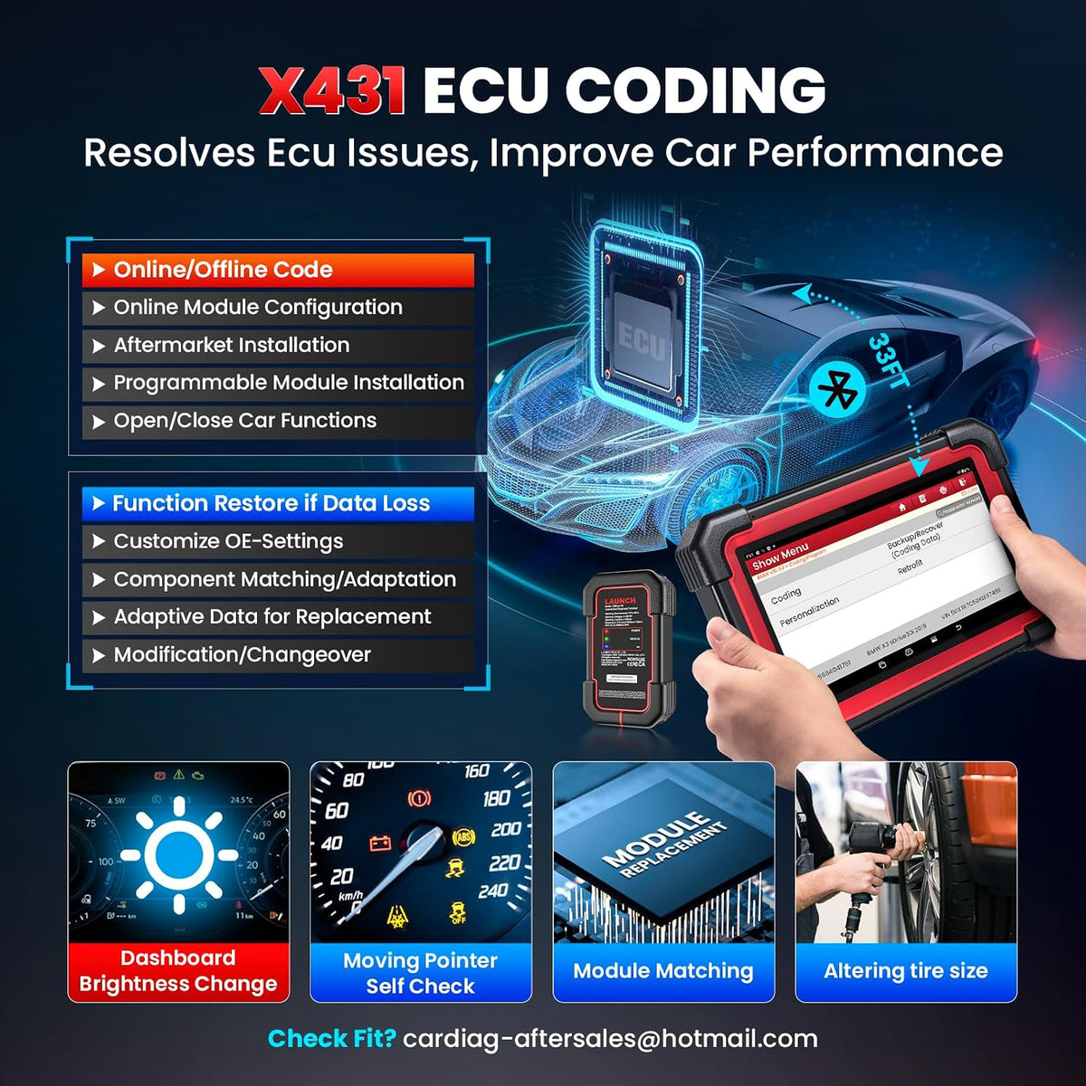 LAUNCH X431 CRP919EBT OBD2 Scanner, 2026 Wireless Bidirectional Scan Tool