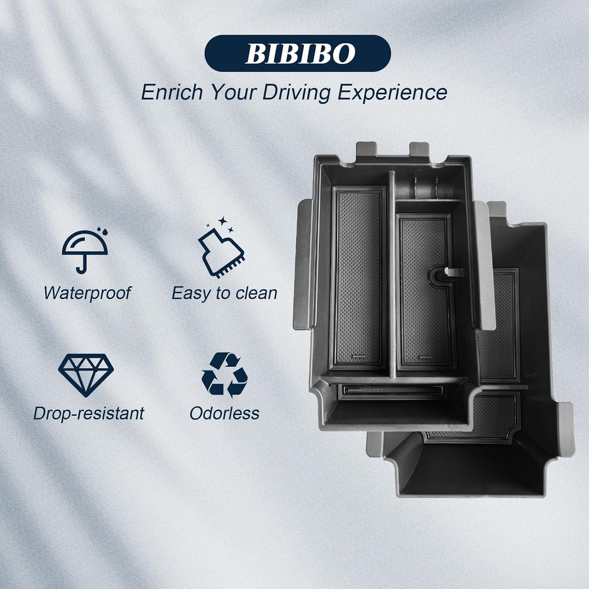 BIBIB0 2Pack 2024 2025 2026 Crosstrek Center Console Organizer for 2023-2026 Subaru Crosstrek&2024+ Impreza Console Trays Crosstrek Insert Glove Pallet Organizer 2026 Crosstrek Hybrid Double Layers