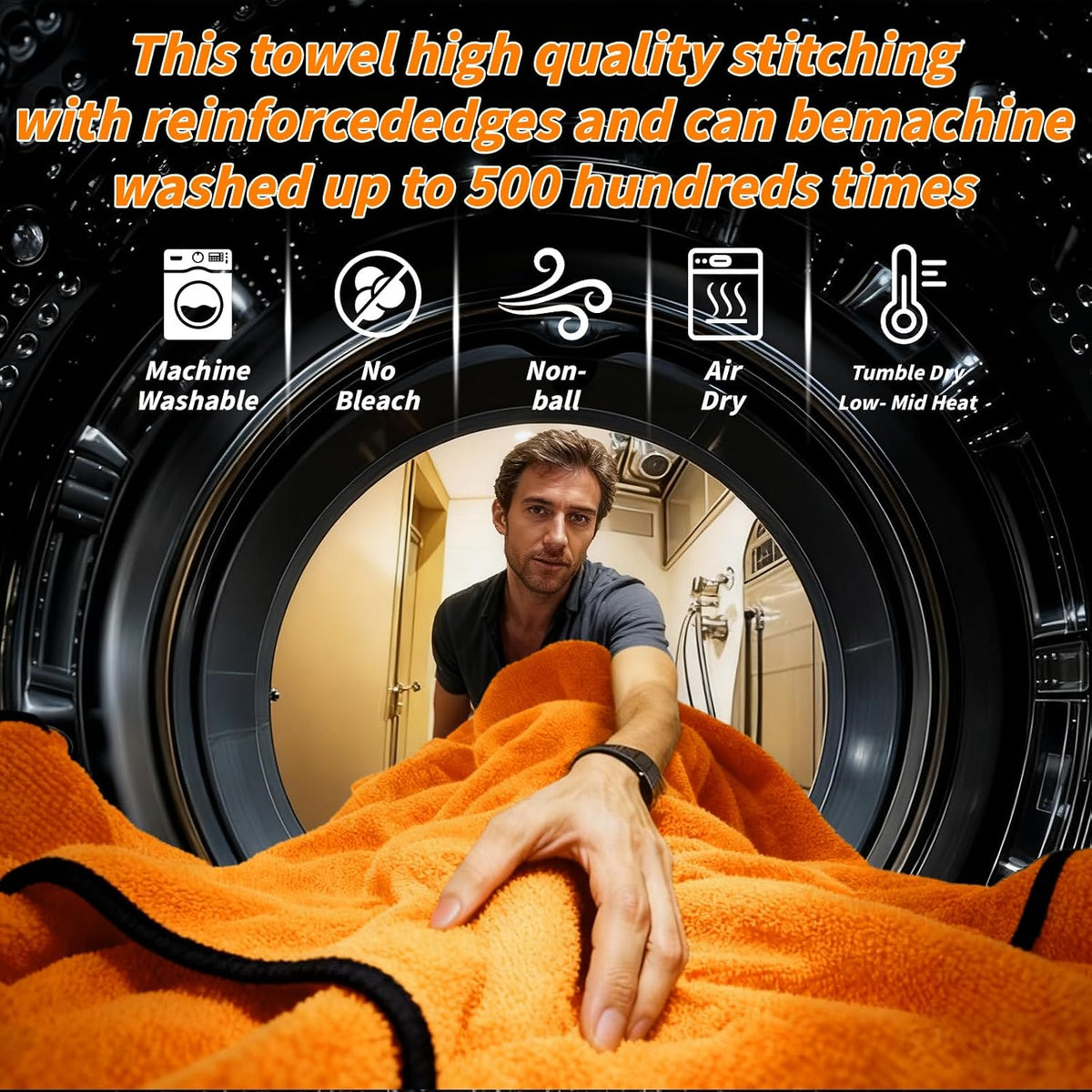 20 Pack Microfiber Car Drying Towel, 24" x 16" Microfiber Cleaning Towels