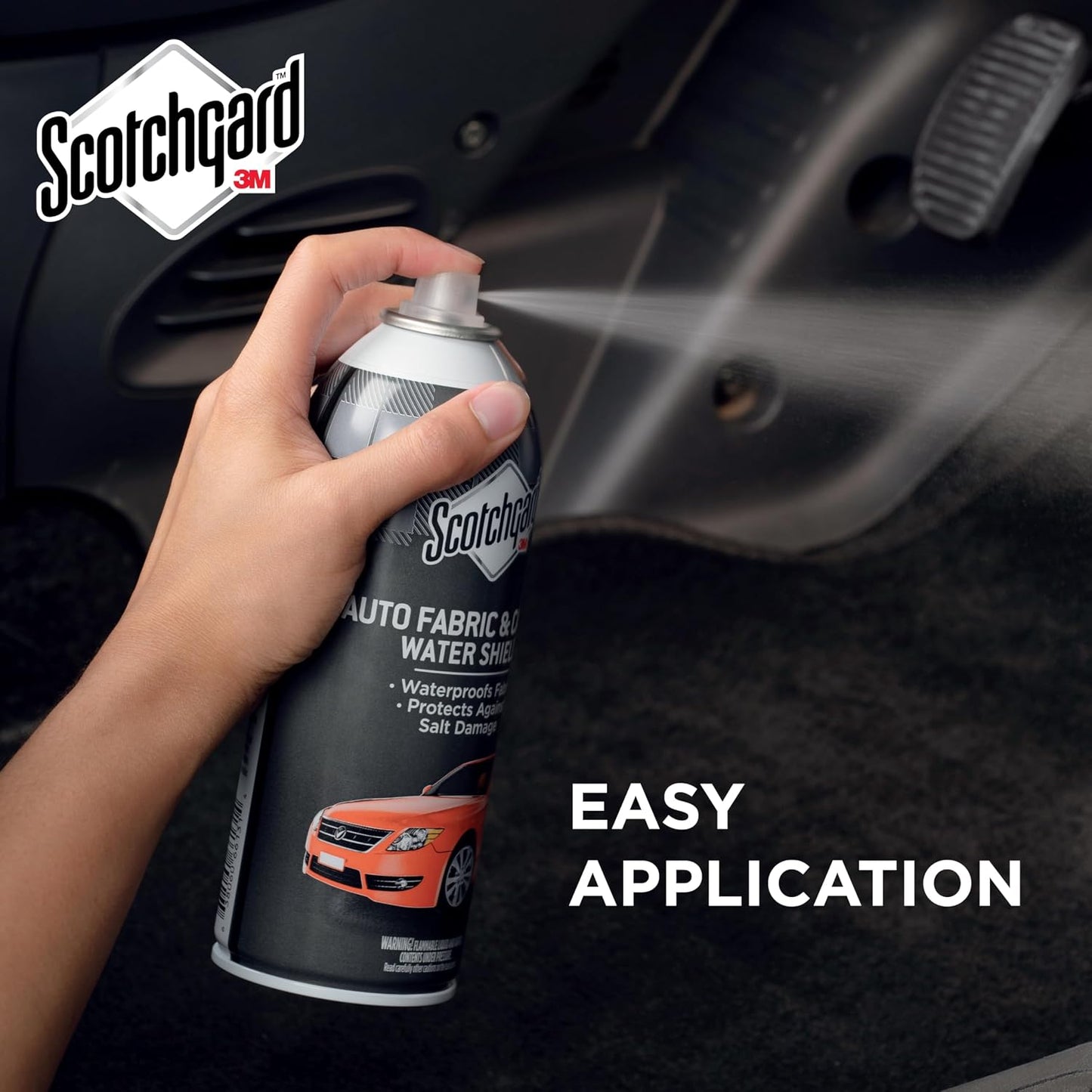 Scotchgard 4104D Auto Fabric & Carpet Protector, 1 Can, 10 oz.