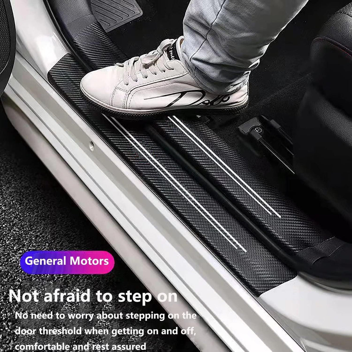 Door sill Protector,Door sill Scratch Protection(Suitable for Most car Models),Anti-Scratch Protection Strips（9PC）