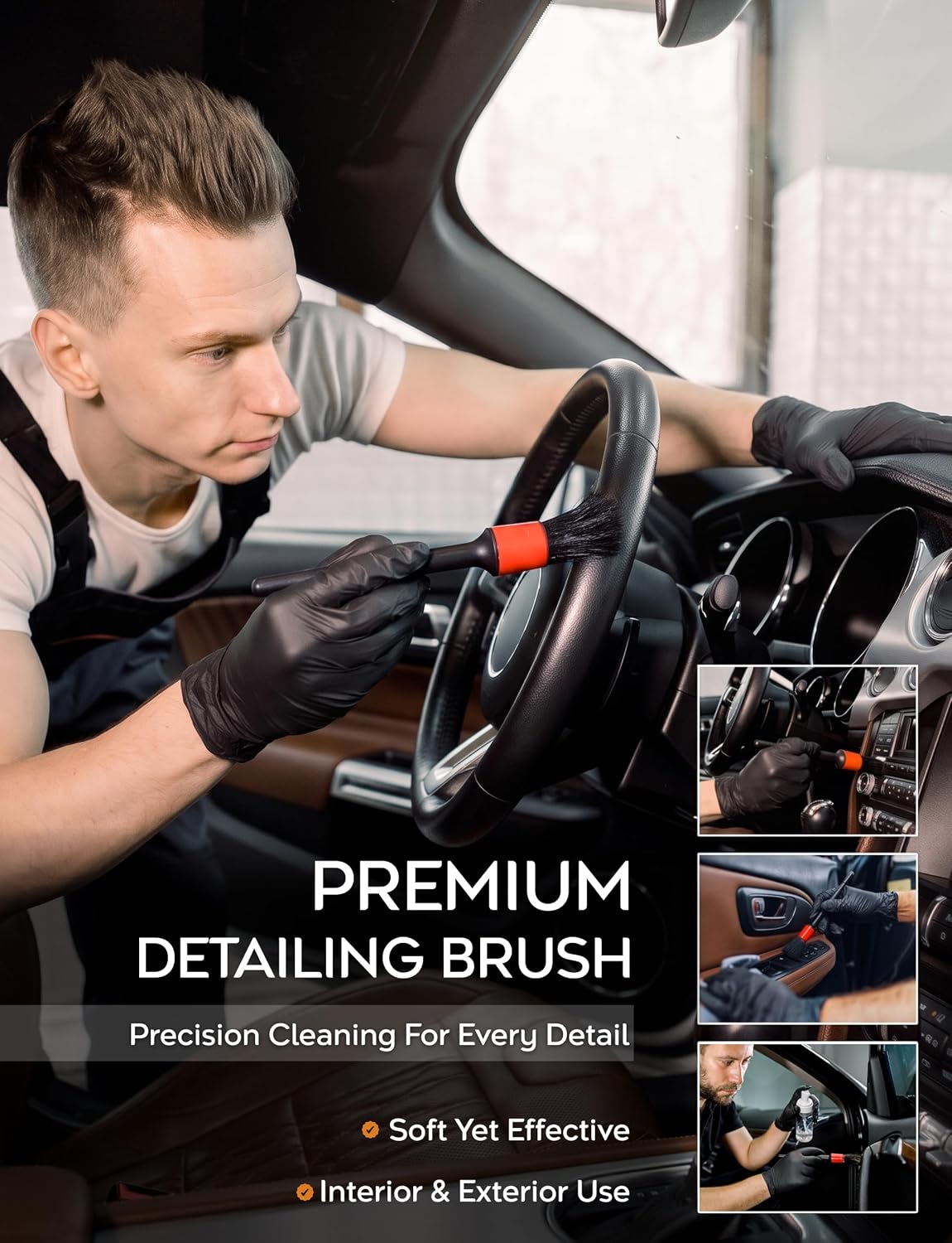 TAKAVU Car Duster Kit, Ultra Soft Microfiber, Lint & Scratch Free