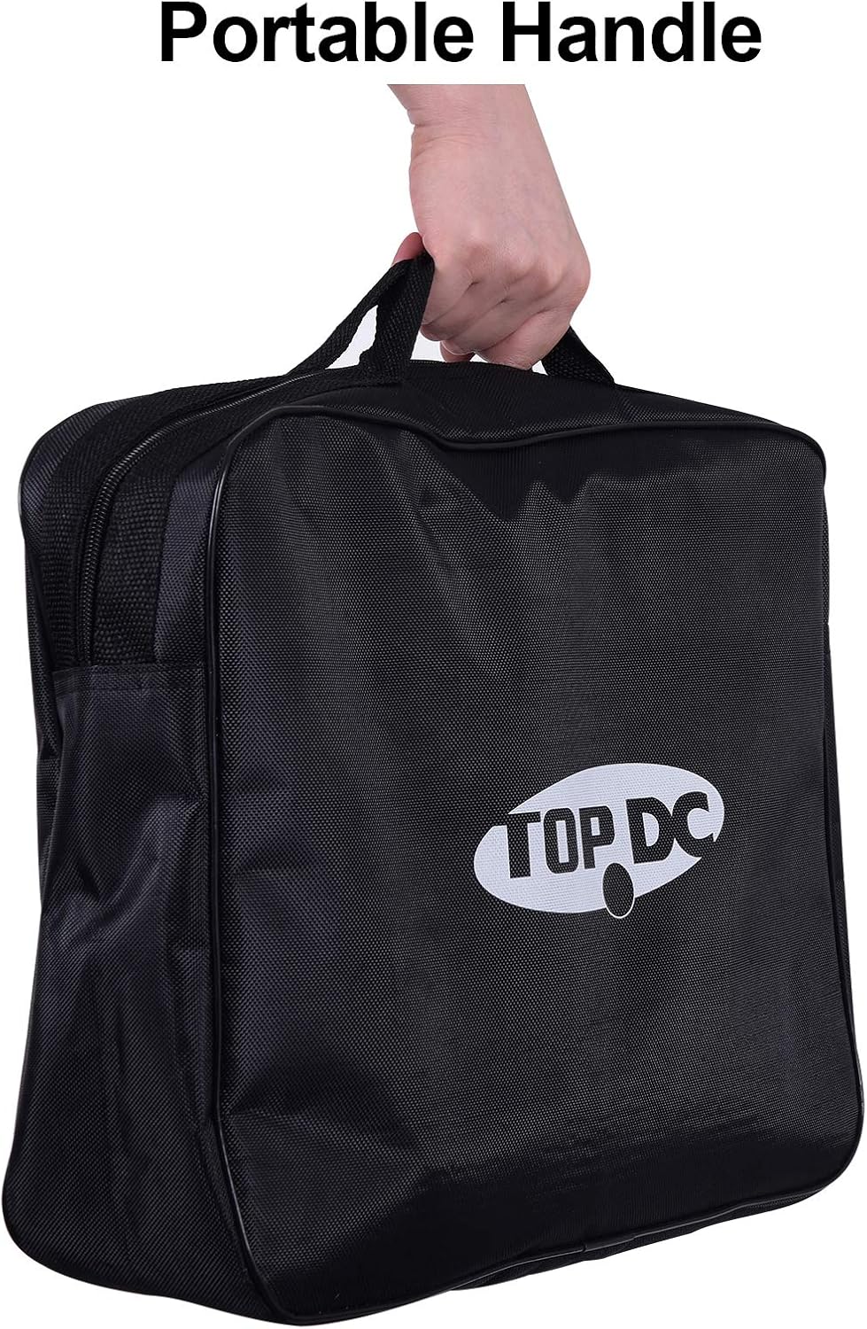 TOPDC Jumper Cable Bag, Large Tool and Cord Storage Organizer with Zipper