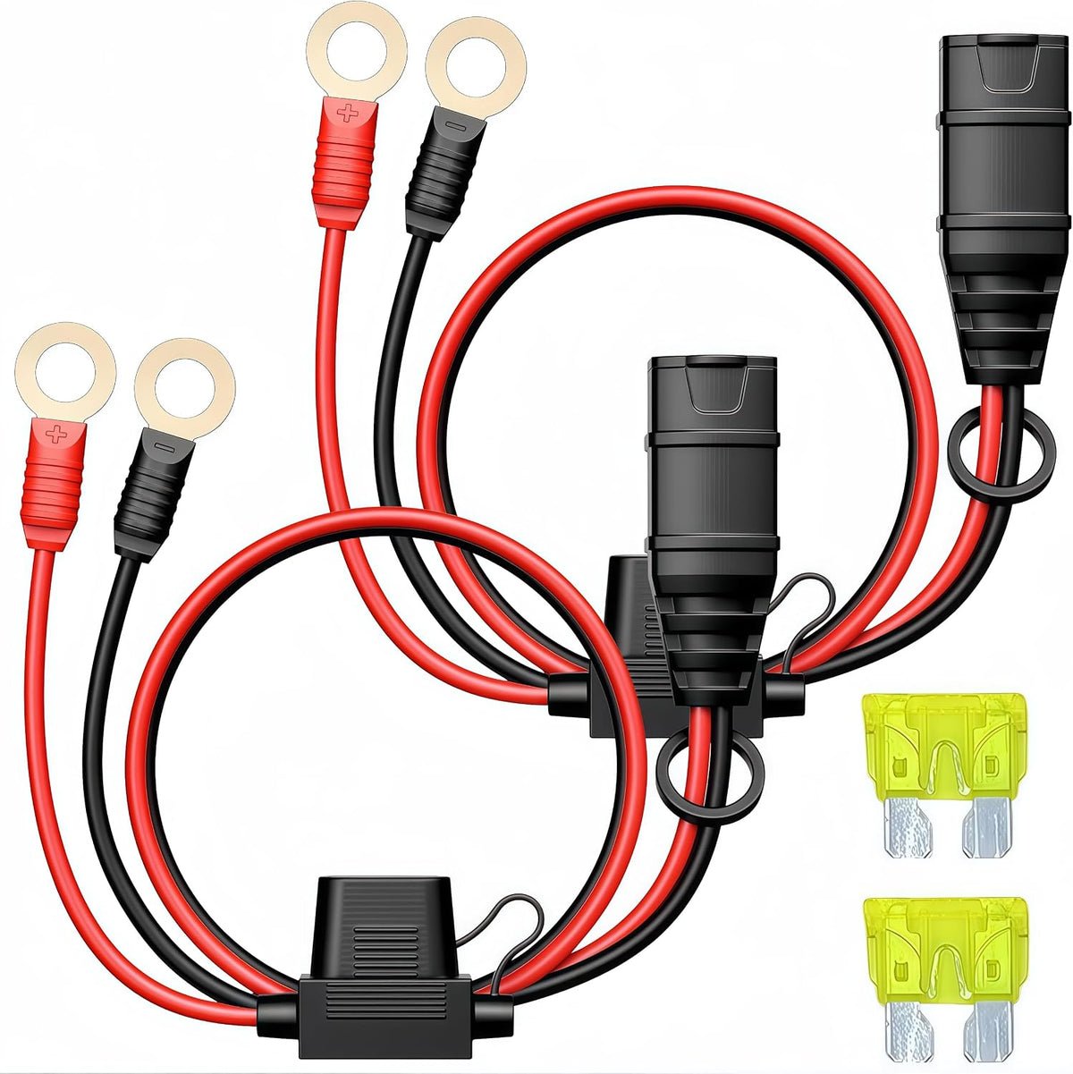 Jumper Cables Adapter for Milwauk*ee 18V Battery with Alligator Clips