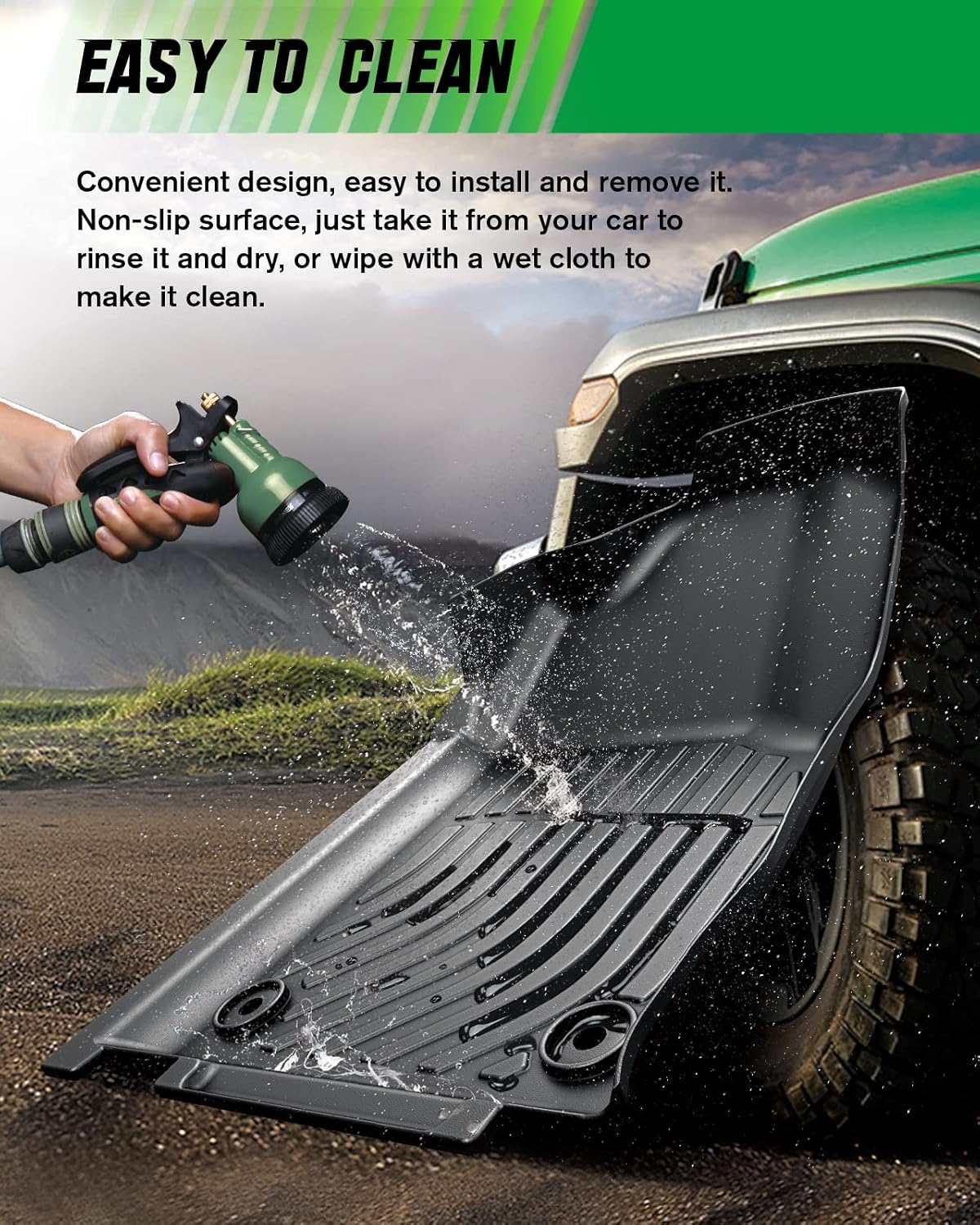 VIWIK Floor Mats Fit for Nissan Pathfinder 7 Seat 2013-2020