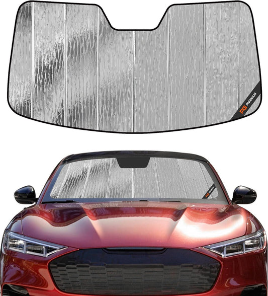 Pigenius Windshield Sun Shade for Ford Mustang 2015-2023 Without Rearview Mirror Mounted Camera - AstraGuard