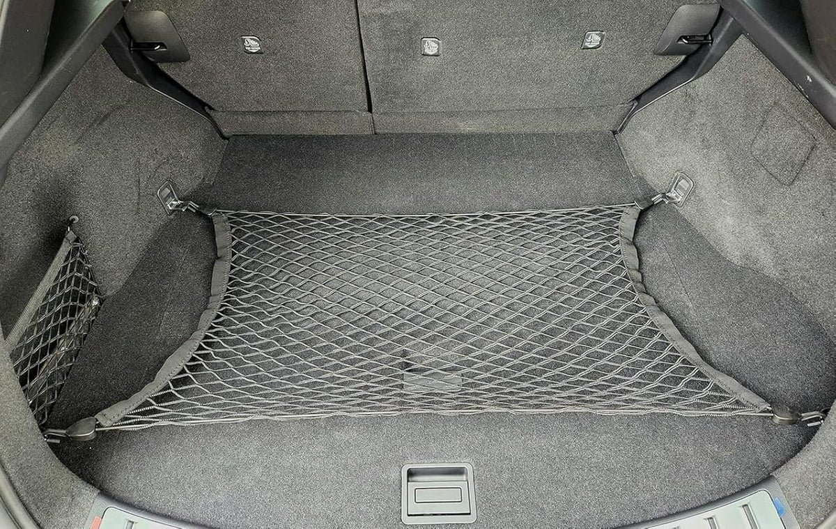 Rear Trunk Organizer Cargo Net for Lexus NX200t NX300h NX300 2015-2026 – Floor Style Cargo Net for SUV – Premium Mesh Elastic Car Trunk Organizer-Compatible with NX200t NX300h NX300