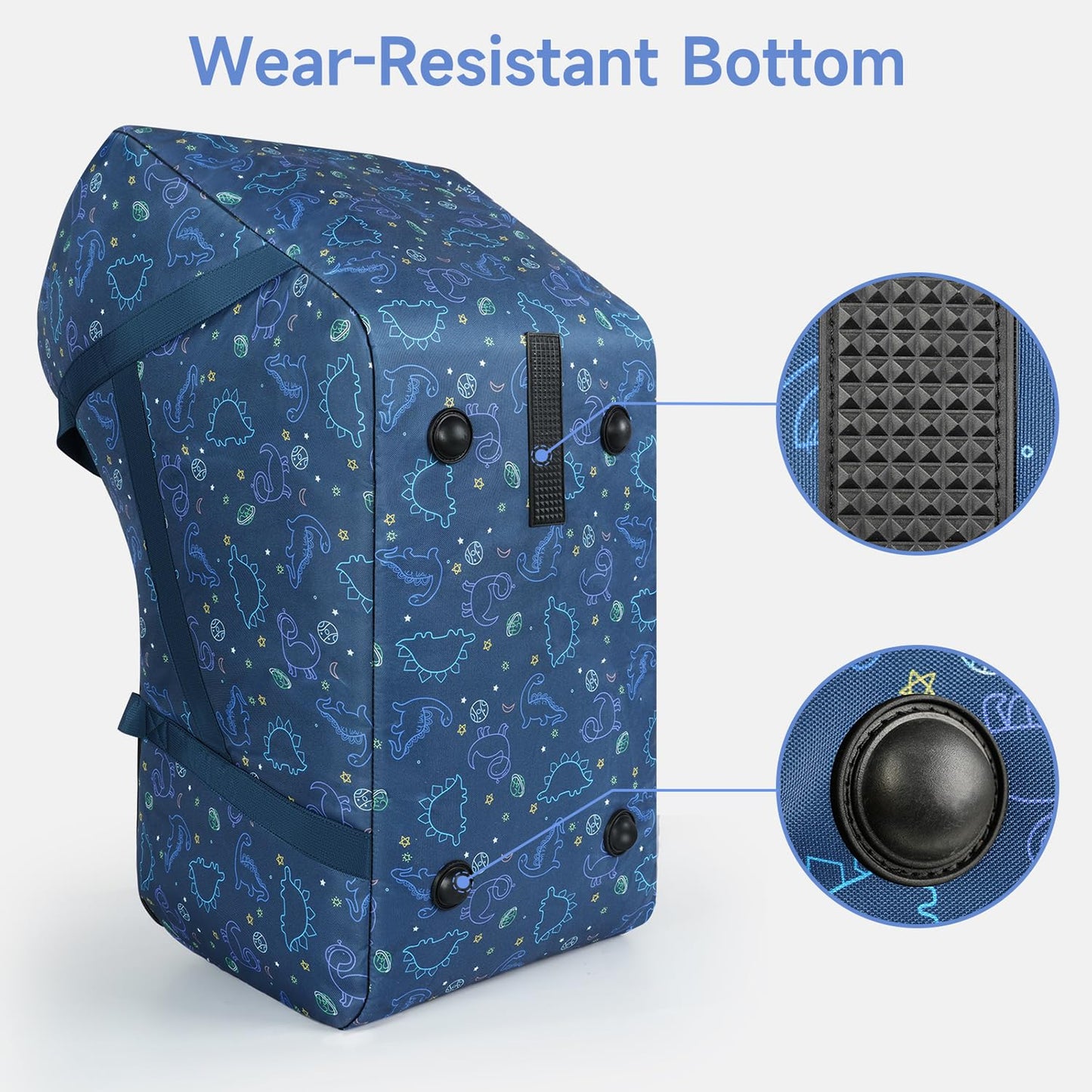 YOREPEK Infant Car Seat Travel Bag Compatible with Nuna Pipa Car Seat and Base,Fit for Graco SnugRide 35 Lite and Base,Car Seat Carrier for Airport,Carseat Travel Cover for Baby Travel Essentials,BLUE