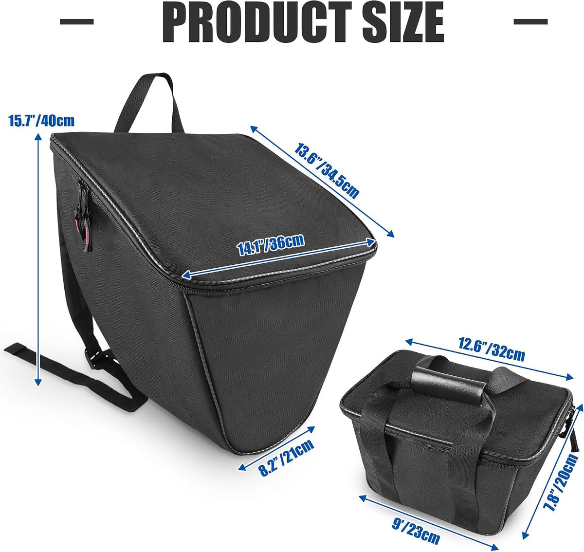 2pcs Front Trunk Bag Frunk Organizer Removable Luggage Bags Waterproof Trunk Cargo Bag Motorcycle Accessories Fit for Can Am Spyder RT 2020-2025