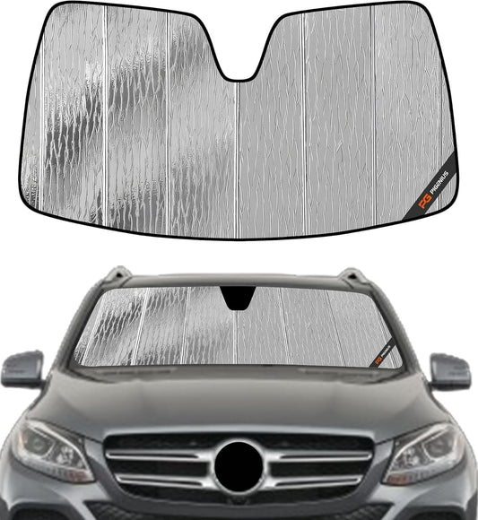 Pigenius Windshield Sunshade for Mercedes-Benz GLE SUV 2016-2019, GLS SUV 2017-2019 Front Window Shade - AstraGuard