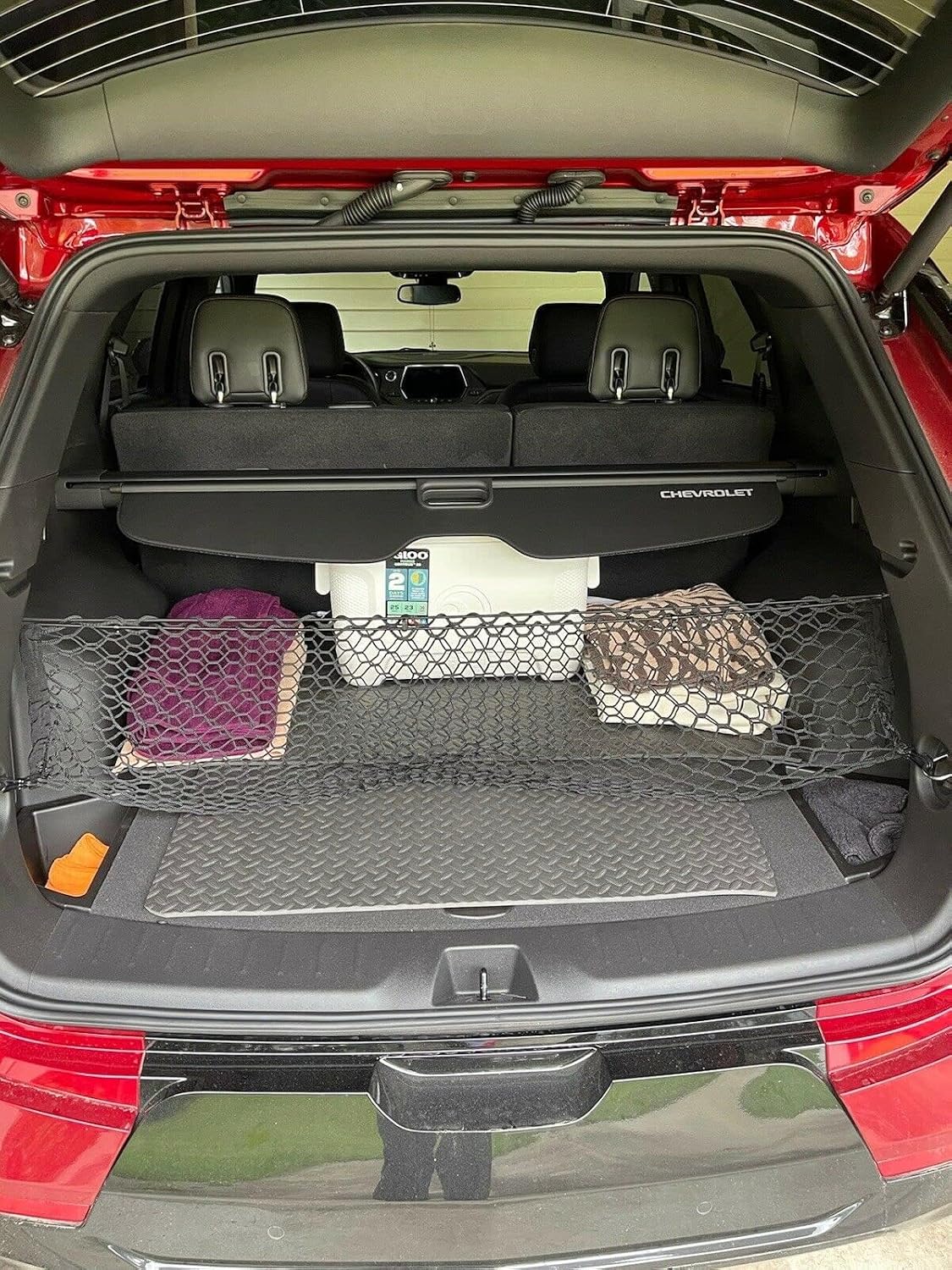 Trunk Organizer Cargo Net for Chevrolet Blazer 2019–2025 – Envelope Style Cargo Net for SUV – Premium Mesh Car Trunk Organizer Vehicle Carrier Storage – Compatible with Chevy Blazer
