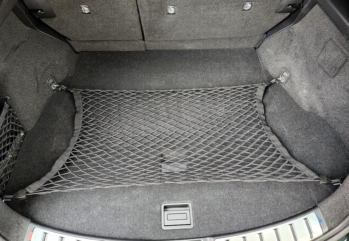 Rear Trunk Organizer Cargo Net for Lexus NX200t NX300h NX300 2015-2026 – Floor Style Cargo Net for SUV – Premium Mesh Elastic Car Trunk Organizer-Compatible with NX200t NX300h NX300