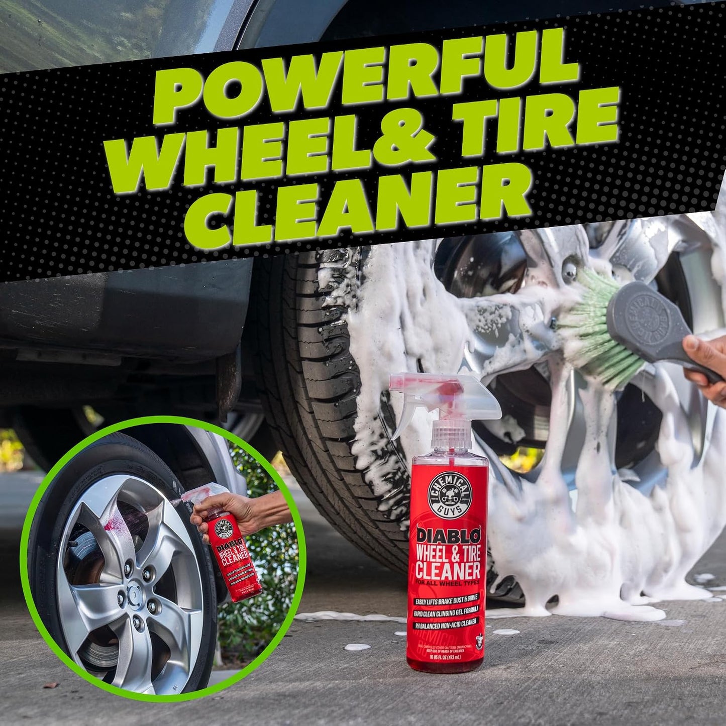 Chemical Guys, 7-Piece Car Cleaning Kit, Wash, Wheel & Interior Cleaners | Everything a first-time detailer needs for a full inside-and-out clean without buying pieces one at a time