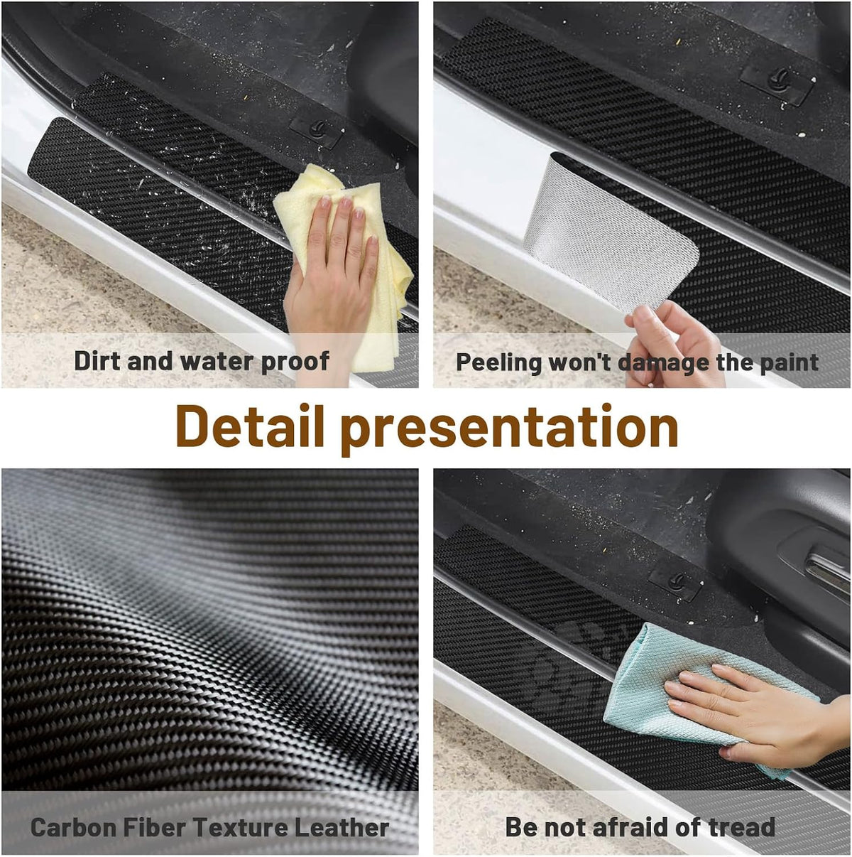 9 PCS Car Door Sill Protector for Honda CRV 6th Gen 2023 2024 2025