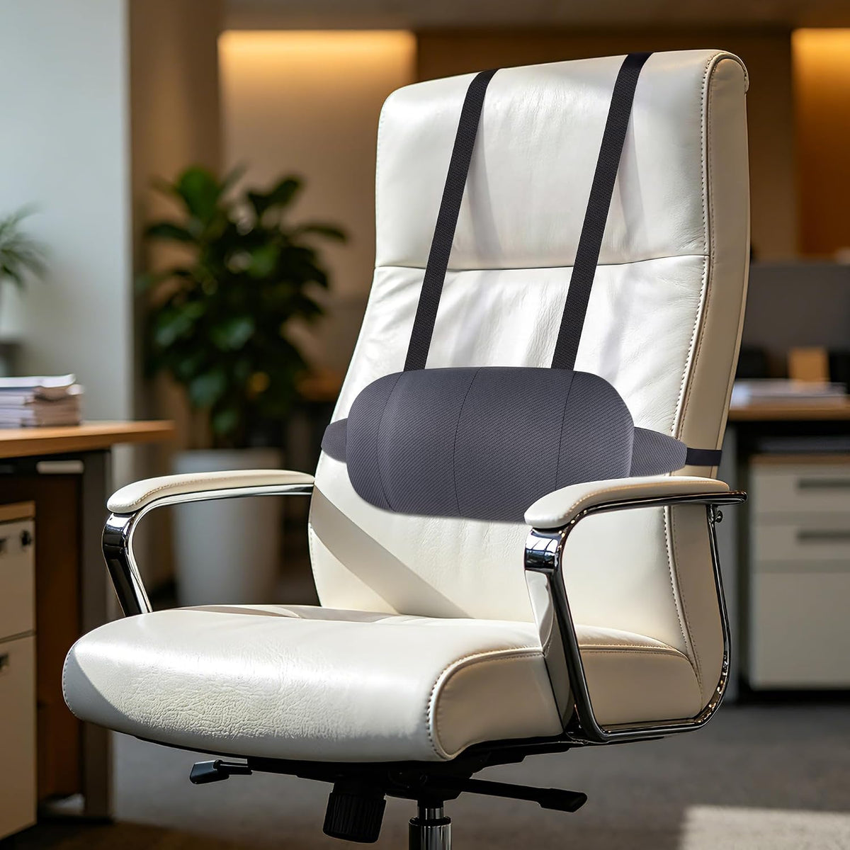 ZUAMEGULumbar Support Pillow for Car, Office Chair & Travel