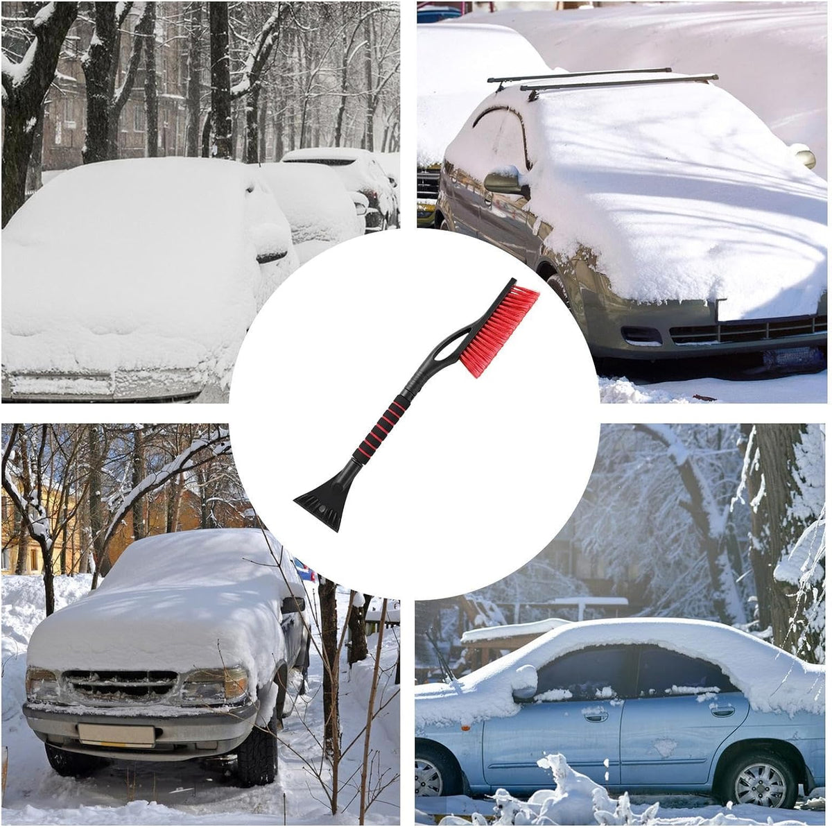 Car Snow Brush and Ice Scraper – No Scratch Auto Windshield Remover