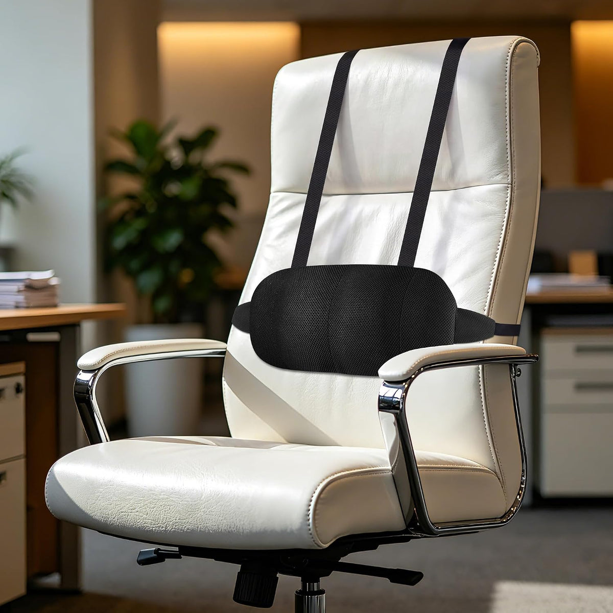 ZUAMEGULumbar Support Pillow for Car, Office Chair & Travel
