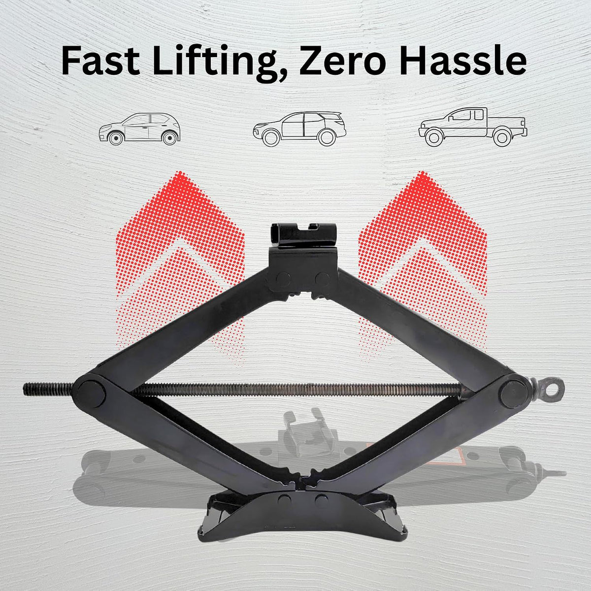 2 Ton Scissor Jack Kit for Car