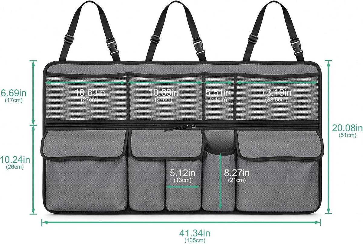 Car Trunk Organizer Foldable Cargo Storage for Forester with Pocket