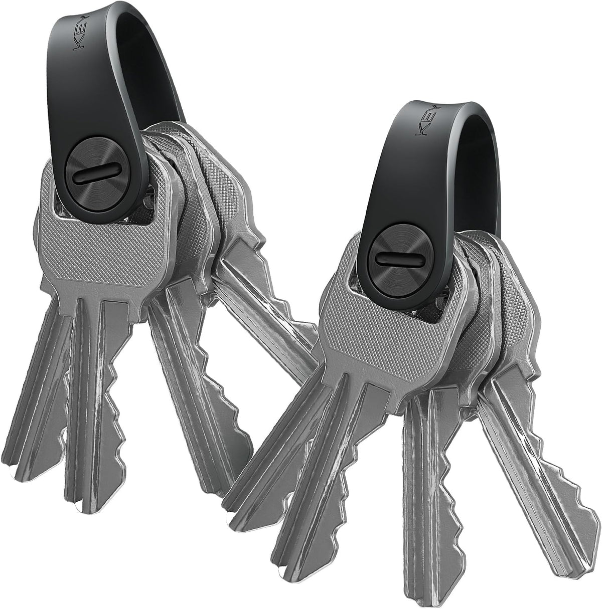 KeySmart Mini - Keychain Key Holder - Compact Key Organizer for Key Chain, Clutter-Free Minimalist Compact EDC Key Chains