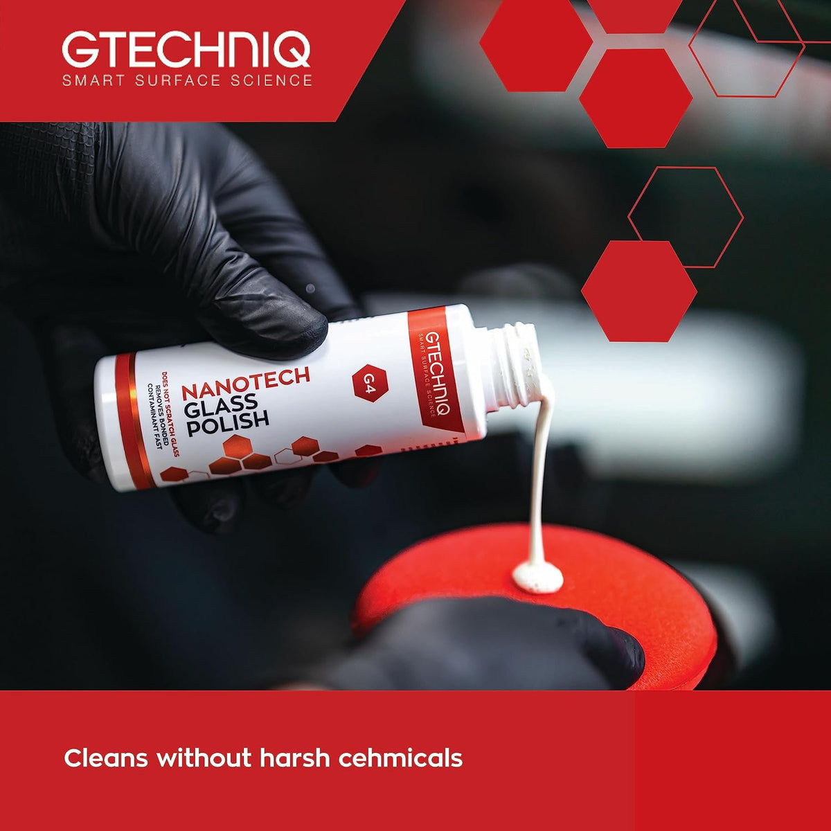 Gtechniq G4 Nanotech Windshield Polish, 3.4 fl oz