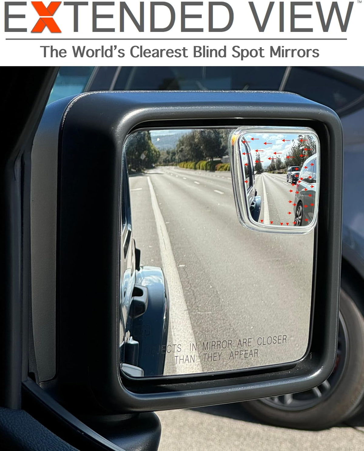 Custom Blind Spot Mirrors- Compatible with JL Wrangler 2018-Present Jeep Wrangler | blind spot mirrors compatible with JL Wrangler 2018-Present