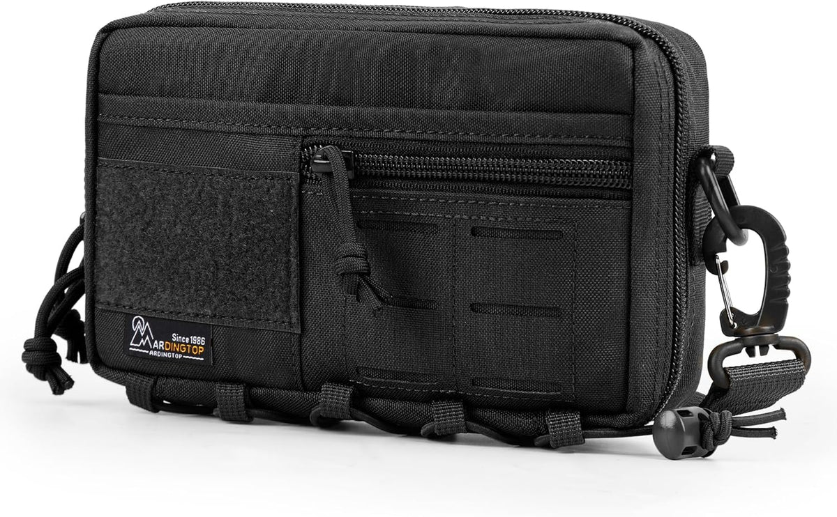 Mardingtop 600D/Cordura Tactical Molle Utility Pouch, Small Military Admin EDC Tool Organizer Bag