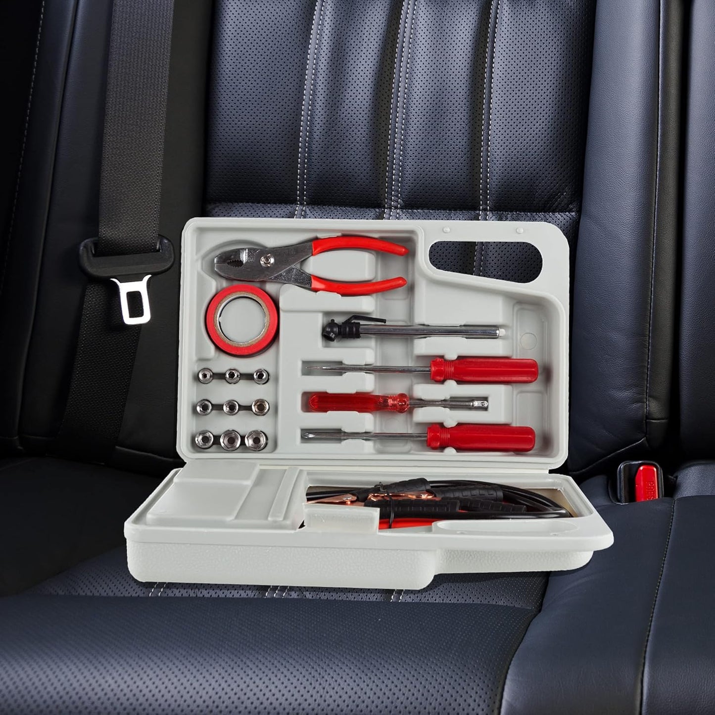 Stalwart 75-CAR1033 Emergency Roadside Assistance Tool and Auto Kit by – 30 Piece