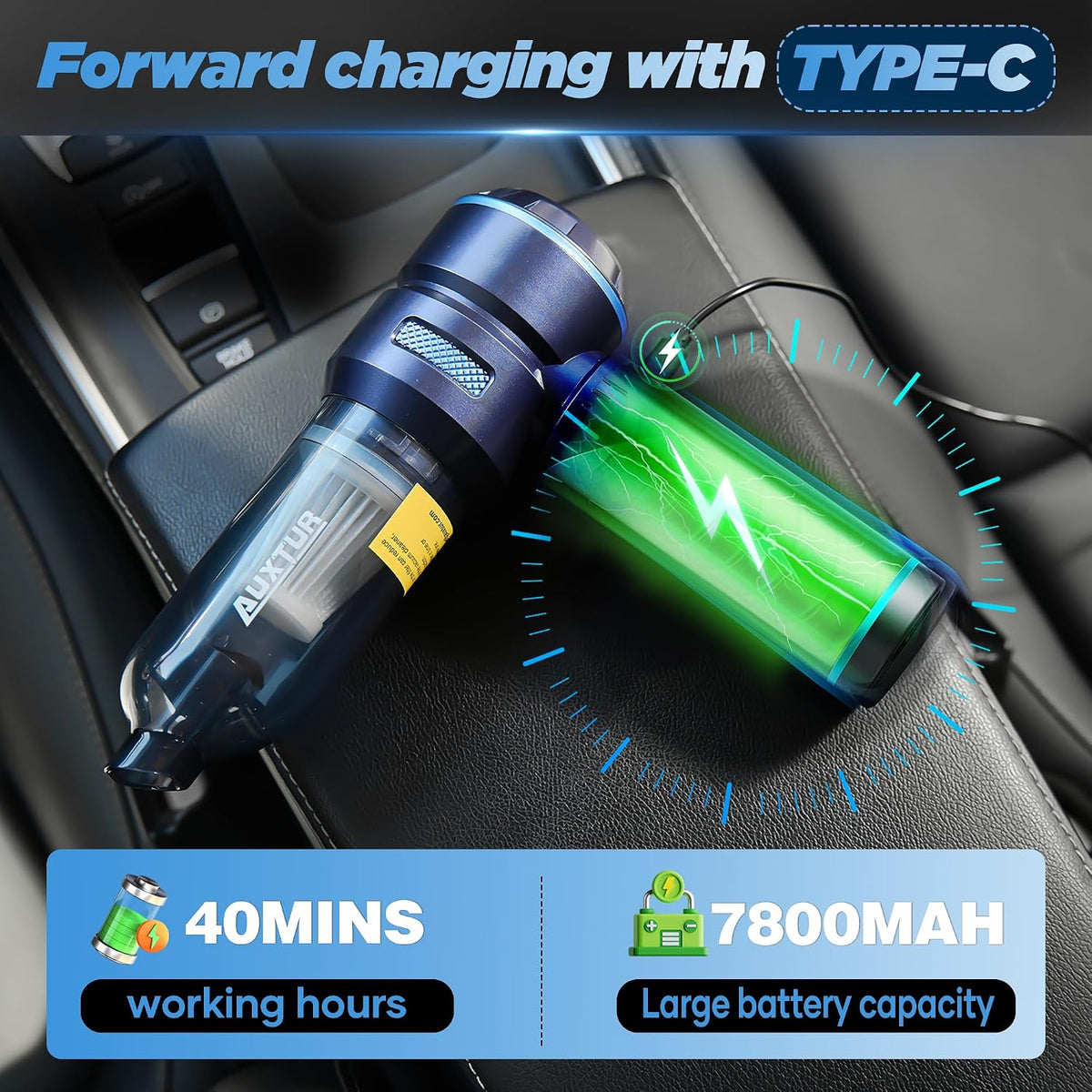 Handheld Car Vacuum Portable 17000PA HL121