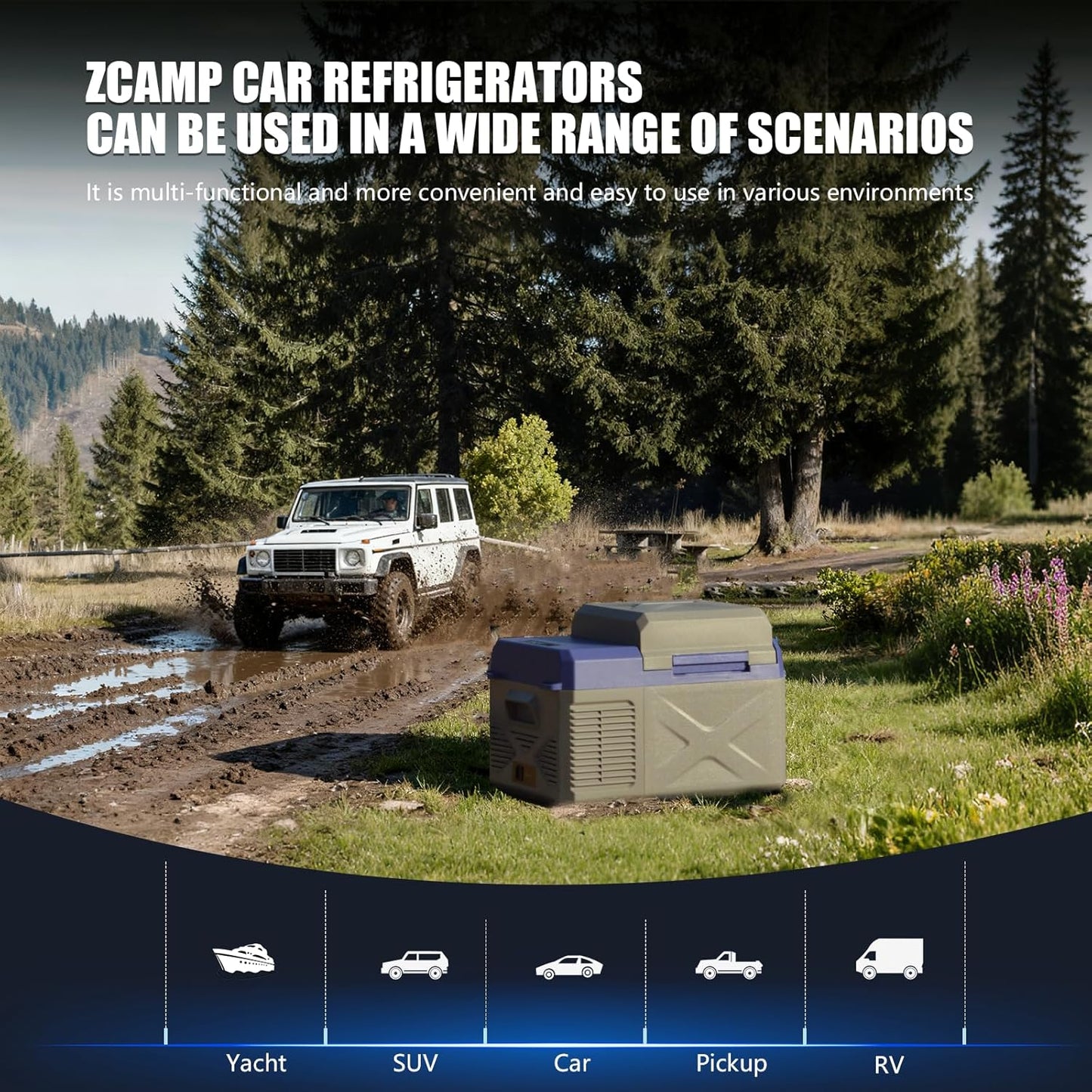 X12 12 Volt Refrigerator,Mini Portable Freezer,13 Quart(12L) Electric Cooler,12V Car Fridge,12/24V DC 100-240V AC for Ourdoor, Camping, Travel, Truck,RV, Boat -4℉~68℉