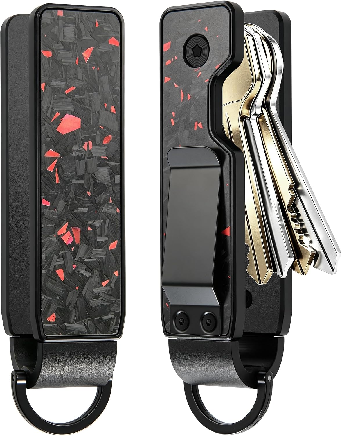 Keychain Key Holder Keychain Tile For Men/Women Key Finder Ring/Organizer for Car Keys Keyring Accessories 2-5 Keys
