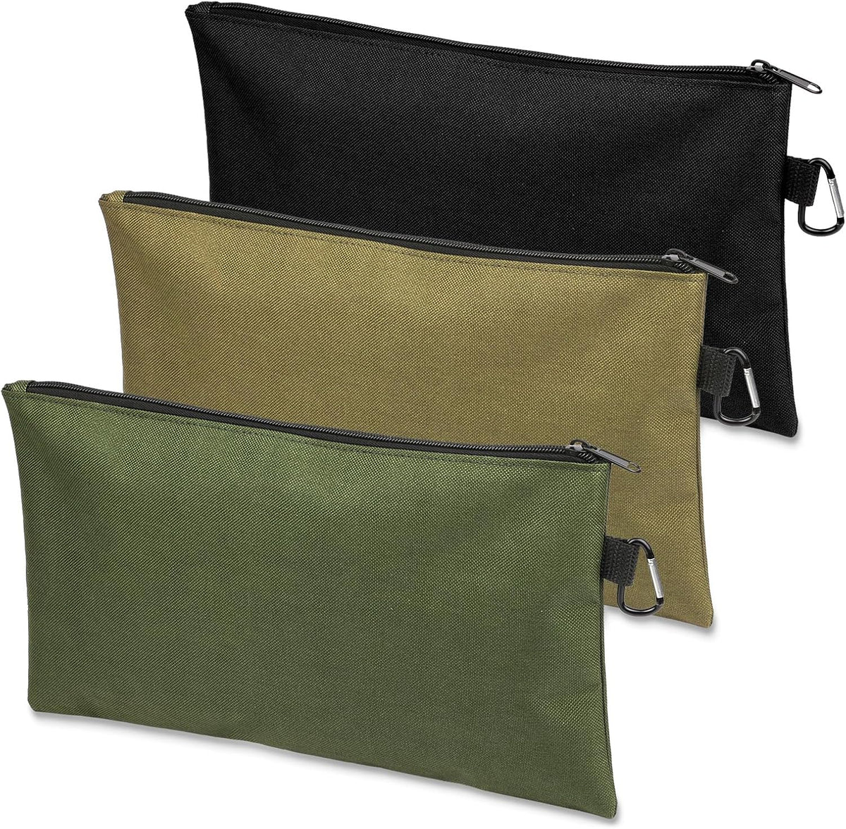 3 Pack Tool Bag Zipper Pouch, Premium Tool Pouch, Utility Storage Organizer