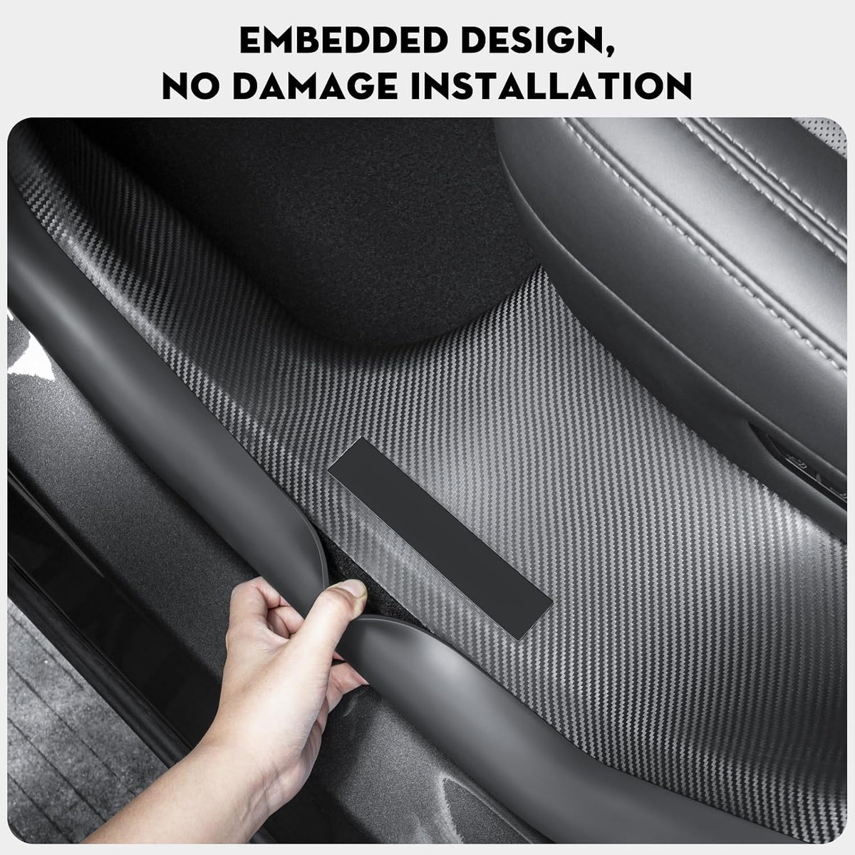 8PCS Door Sill Protector for Tesla Model Y Juniper [Anti-Kick]