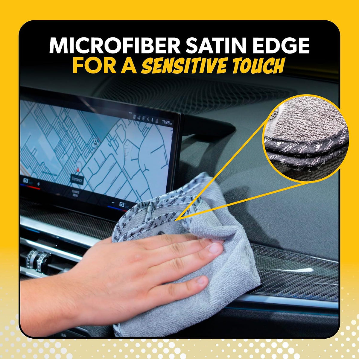 Chemical Guys, AllSwipe Multi-Use Microfiber Towels, Gray, 14 x 12, 6 Pack